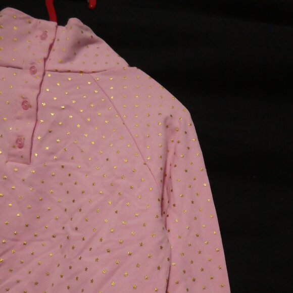 TANGERINE | size 5 | Pink Long Sleeve Shirt With Sparkling Gold Stars | NWOT - Picture 12 of 15